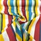 1 Yard Panorama Carnival Red Blue Stripe Sunbrella Upholstery Fabric Multipurpose 54 Inch Width